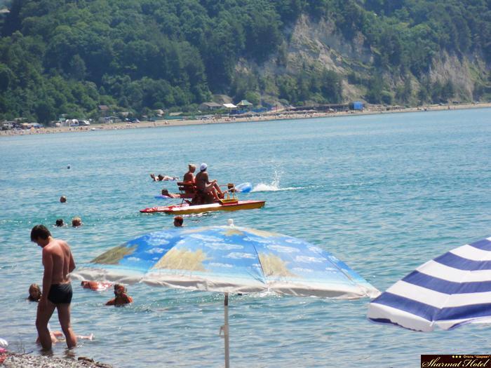 Hotel Sharmat Pizunda Esterno foto